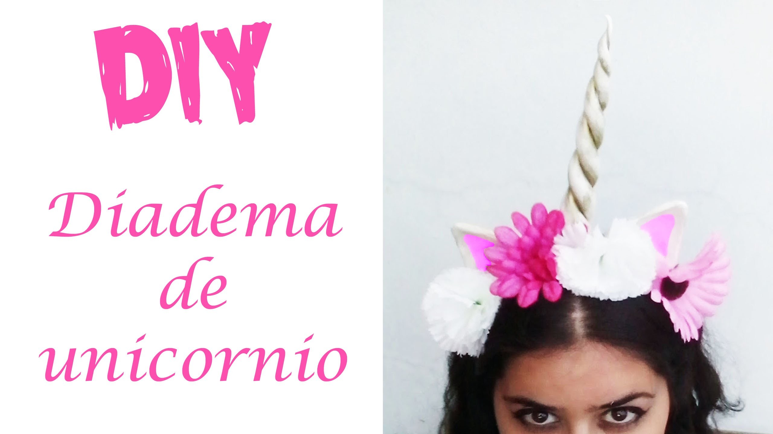 HALLOWEEN DIY ♥ Diadema de unicornio ♥