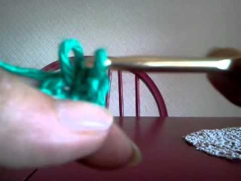 La mudita (Marce) Tutorial medio punto o punto bajo crochet