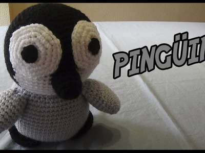 Pingüino a crochet