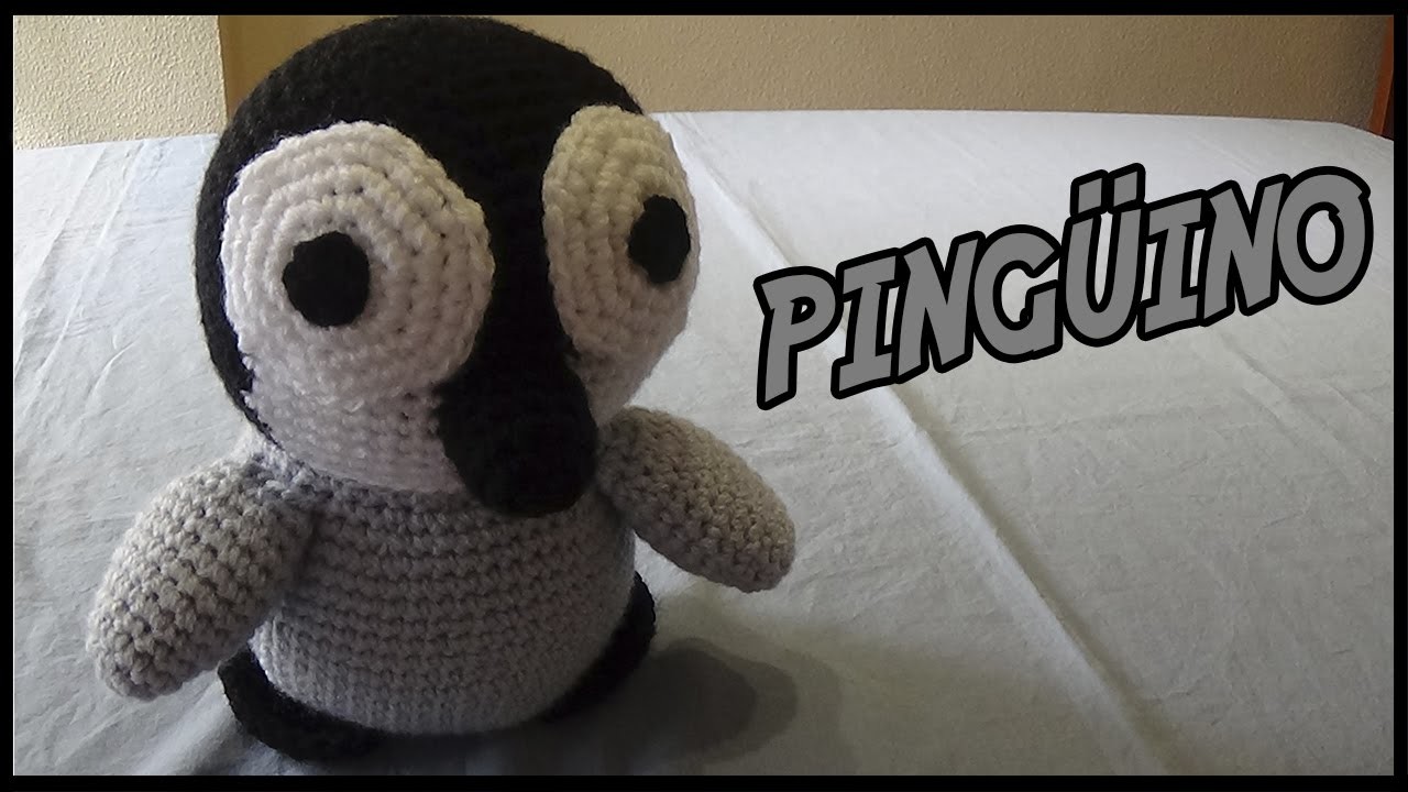Pingüino a crochet