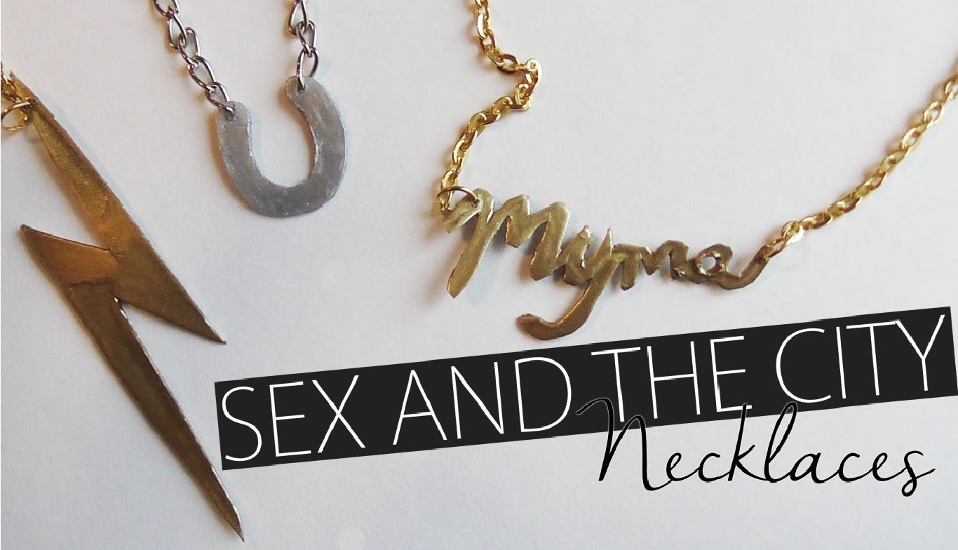 Collares Sex and the City. Sex and the City Necklaces | DIY