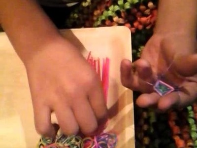 Como de corar ganchillo  con ligas de goma i pulse