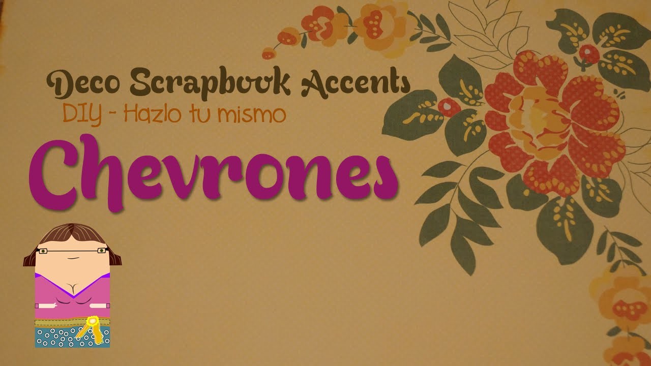 D.I.Y Chevrones Deco Scrapbook Accents (Reutiliza)