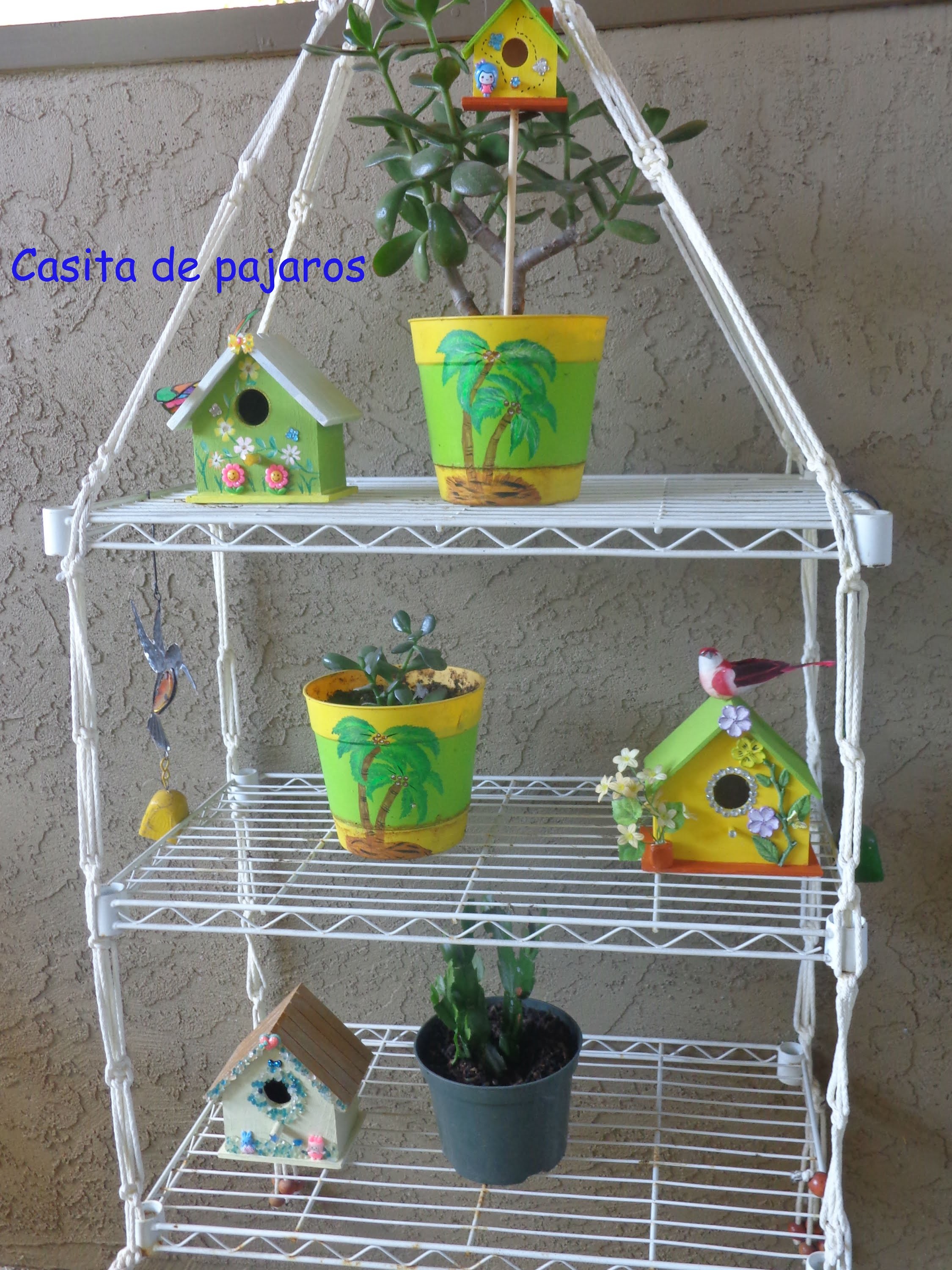 Manualidades de Decoracion de Casita de pajaros (Decorate your birdhouse)