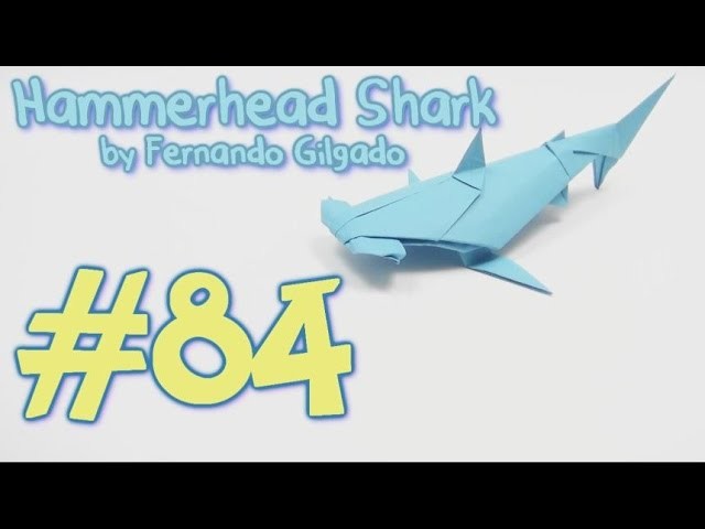 Origami Hammerhead SHARK - Yakomoga Origami tutorial