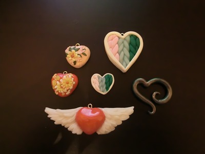 Tutorial para San Valentín y varios tipos de corazones. Polymer clay tutorial