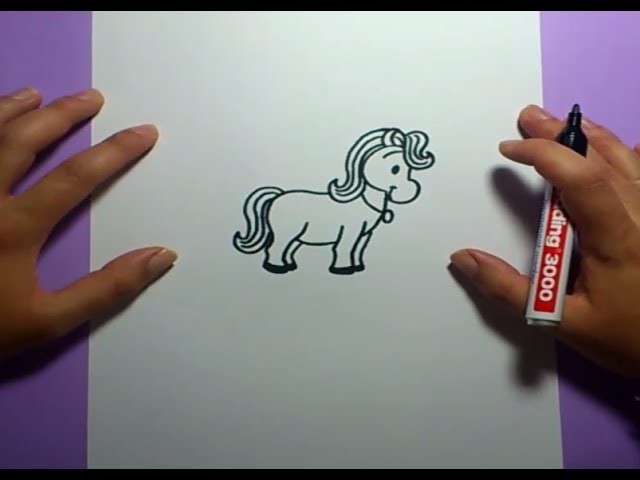 Como dibujar un caballo paso a paso 3 | How to draw a Horse 3