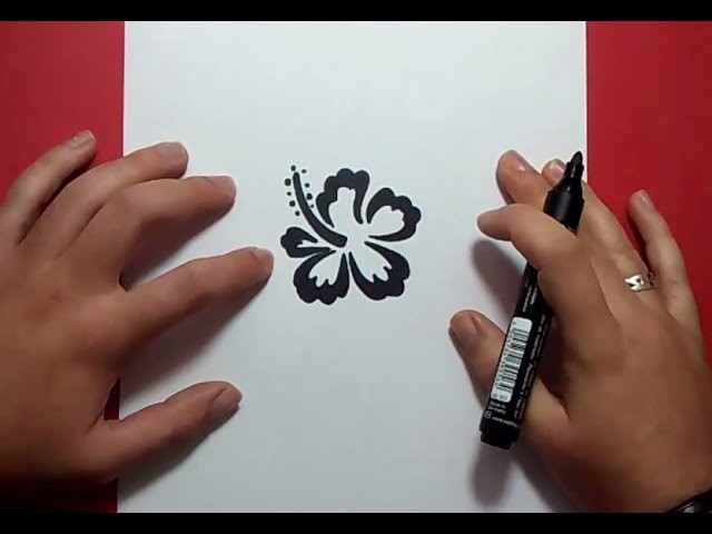 Como dibujar una flor paso a paso 14 | How to draw a flower 14