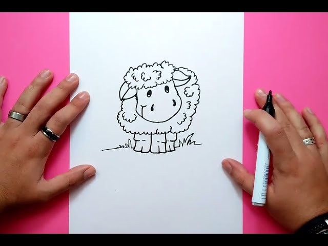 Como dibujar una oveja paso a paso 2 | How to draw a sheep 2