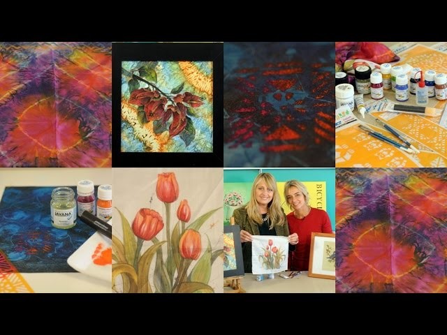 Como pintar seda - Tecnicas de Pintura en Seda  - Conny Mellien Becker
