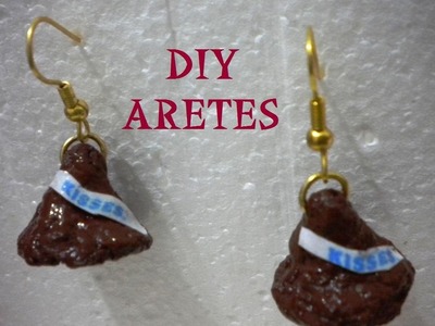 Crea unos aretes de chocolate !!!! | Kisses de Hershey's | DIY |♡ se ven padrísimos y originales ♥-♥