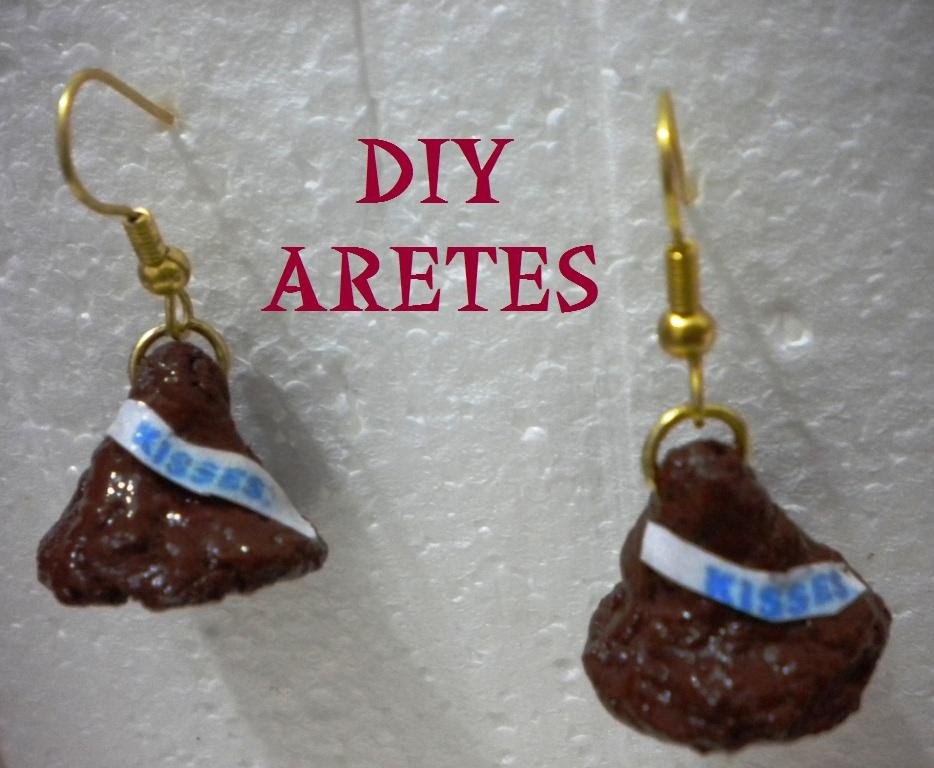 Crea unos aretes de chocolate !!!! | Kisses de Hershey's | DIY |♡ se ven padrísimos y originales ♥-♥