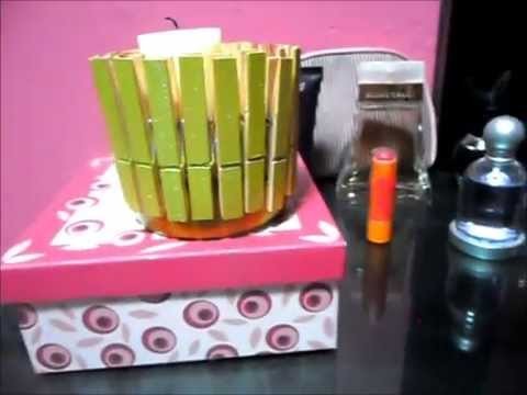 DIY decora tu habitación - latas de atún recicladas | macetero y porta-velas