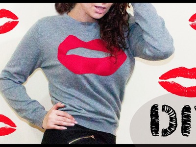 DIY: Kiss Sweater para este San VALENTIN!!!