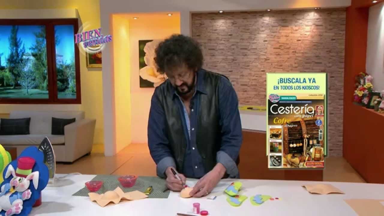 Jorge Rubicce  - Bienvenidas TV en HD - Modela un souvenir mariposa en goma eva 3d.