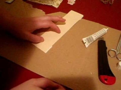 Marcapáginas: Collage Dorado