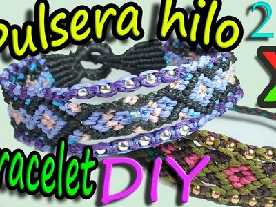 Pulsera de hilo -DIY-2ª parte- Friendship bracelet