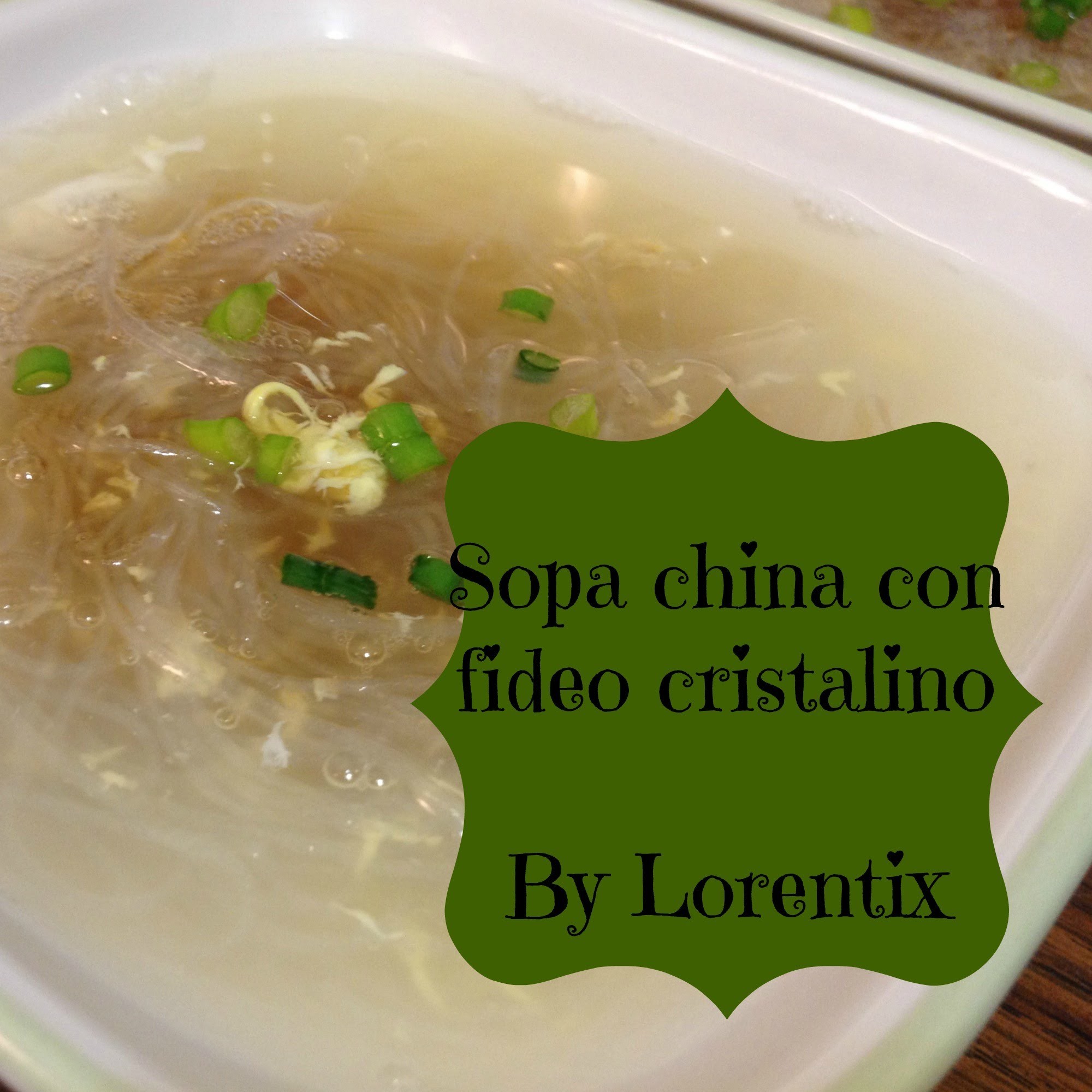 Sopa china con fideos cristalinos, arroz, asia, soup, fideo de arroz I Lorentix