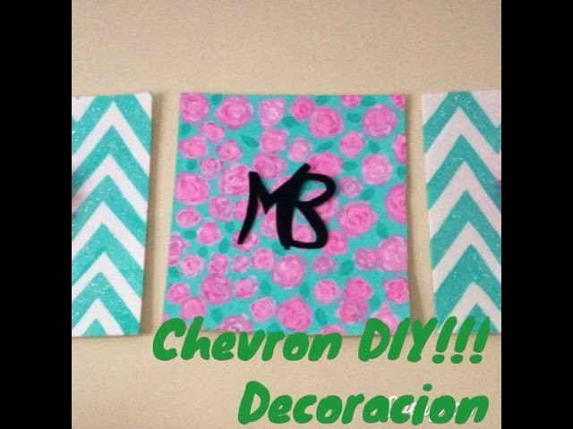 Chevron Diy decoracion de habitacion