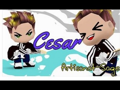 Decoración de nombres-CESAR- DIY "caligrafía básica"