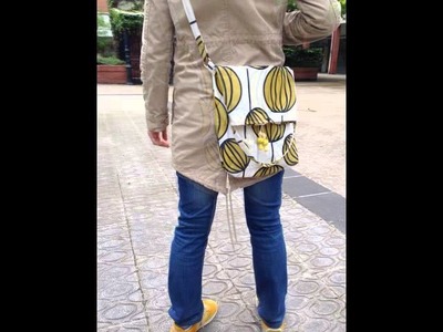 DIY BOLSO BANDOLERA tela IKEA