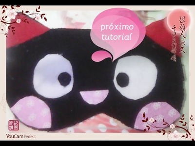 DIY-choco cat ANTIFAZ O DESCANSA OJOS KAWAII