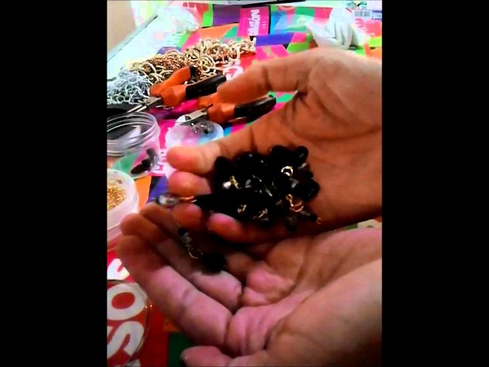 DIY  Collar de cadena con cristal