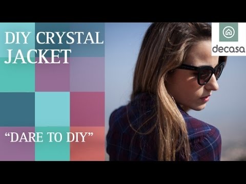 DIY Crystal Jacket (Sylvia Salas de Dare to DIY) | Blogueras de moda