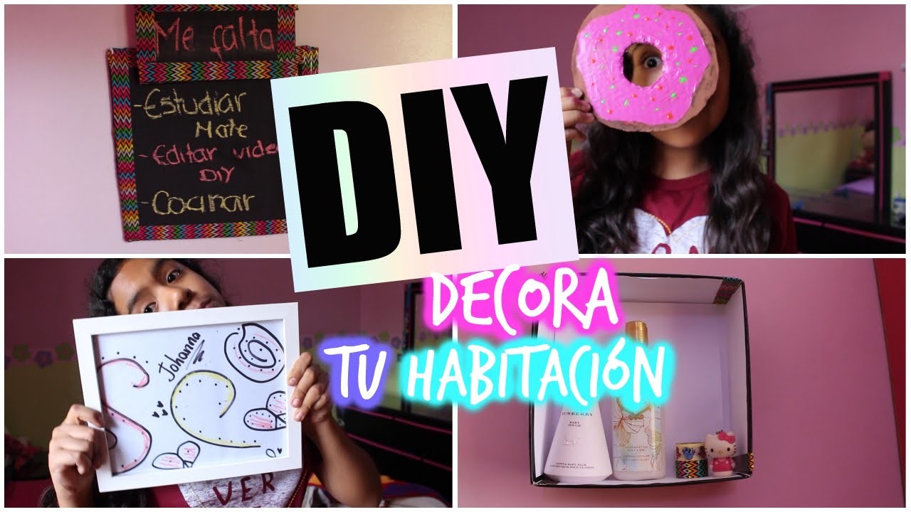 DIY: DECORA TU HABITACION ❤️ - Johanna De La Cruz