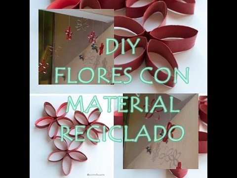 DIY-Flores con material reciclado
