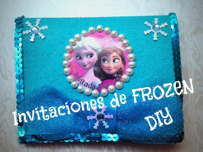 DIY invitaciones de FROZEN Elsa Anna tul Frozen invitations