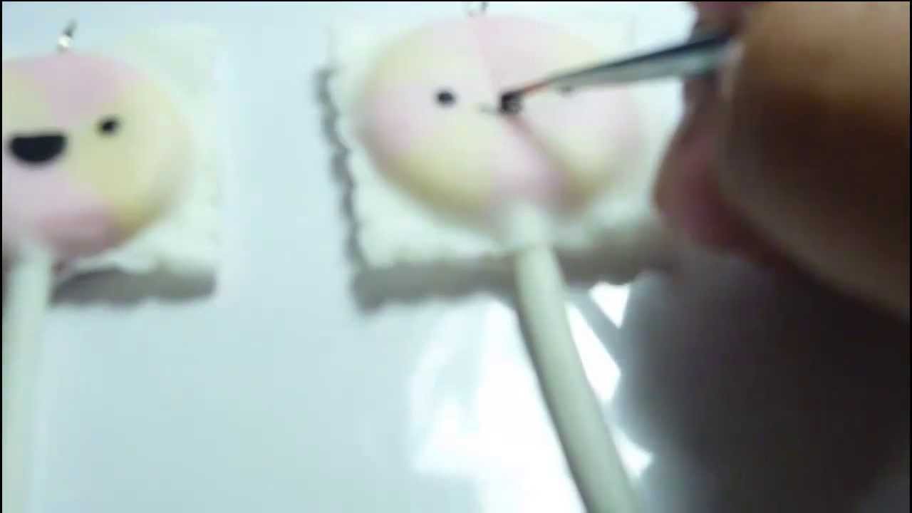 Porcelana fría.Cold Porcelain tutorial #14 Paleta de caramelo. Wrapped Lollipop
