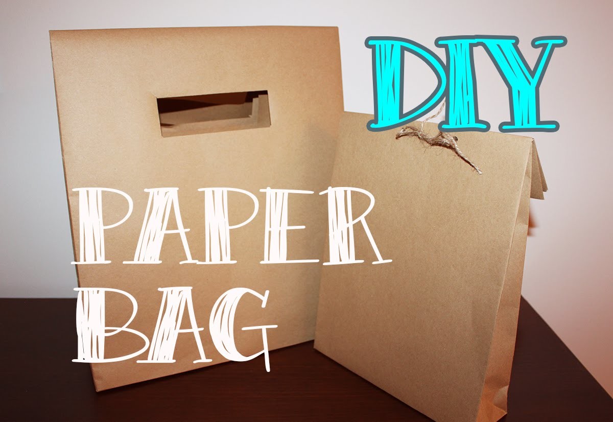 Bolsas de papel - DIY