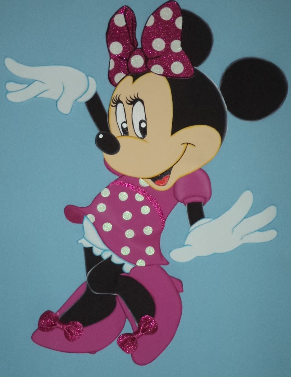 Como hacer Minnie Mouse en foamy o goma eva - DIY