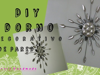 DIY Adorno de Pared Reciclado-DIY Wall Ornament Recycling