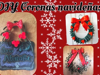 DIY Como hacer Coronas navideñas - Coco Alternativo