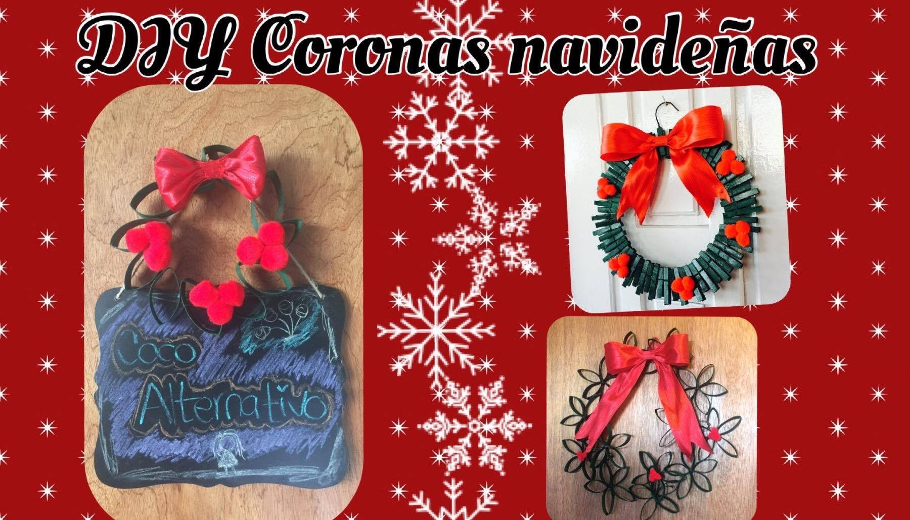 DIY Como hacer Coronas navideñas - Coco Alternativo