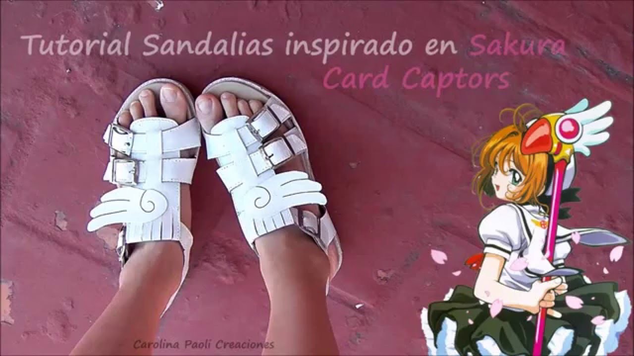 DIY Tutorial Reciclaje de Sandalias Sakura Card Captors