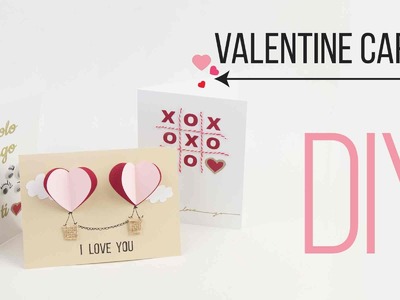 DIY  Valentine Cards. Tarjetas de San Valentin