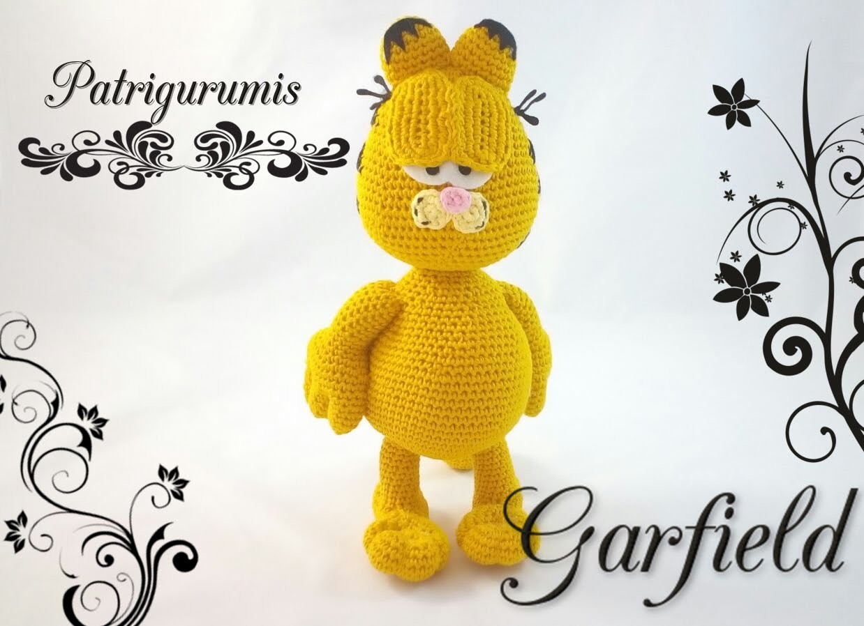 GARFIELD Amigurumi en ganchillo - Crochet