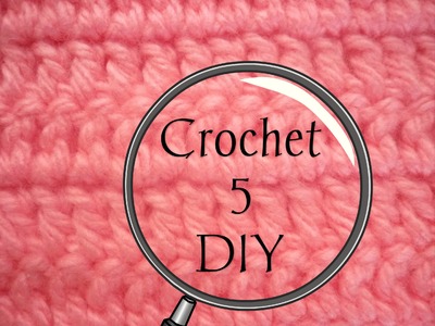 Manualidades: CROCHET 5 (Punto Básico Alto) DIY - CROCHET (Basic Item 5 Alto)