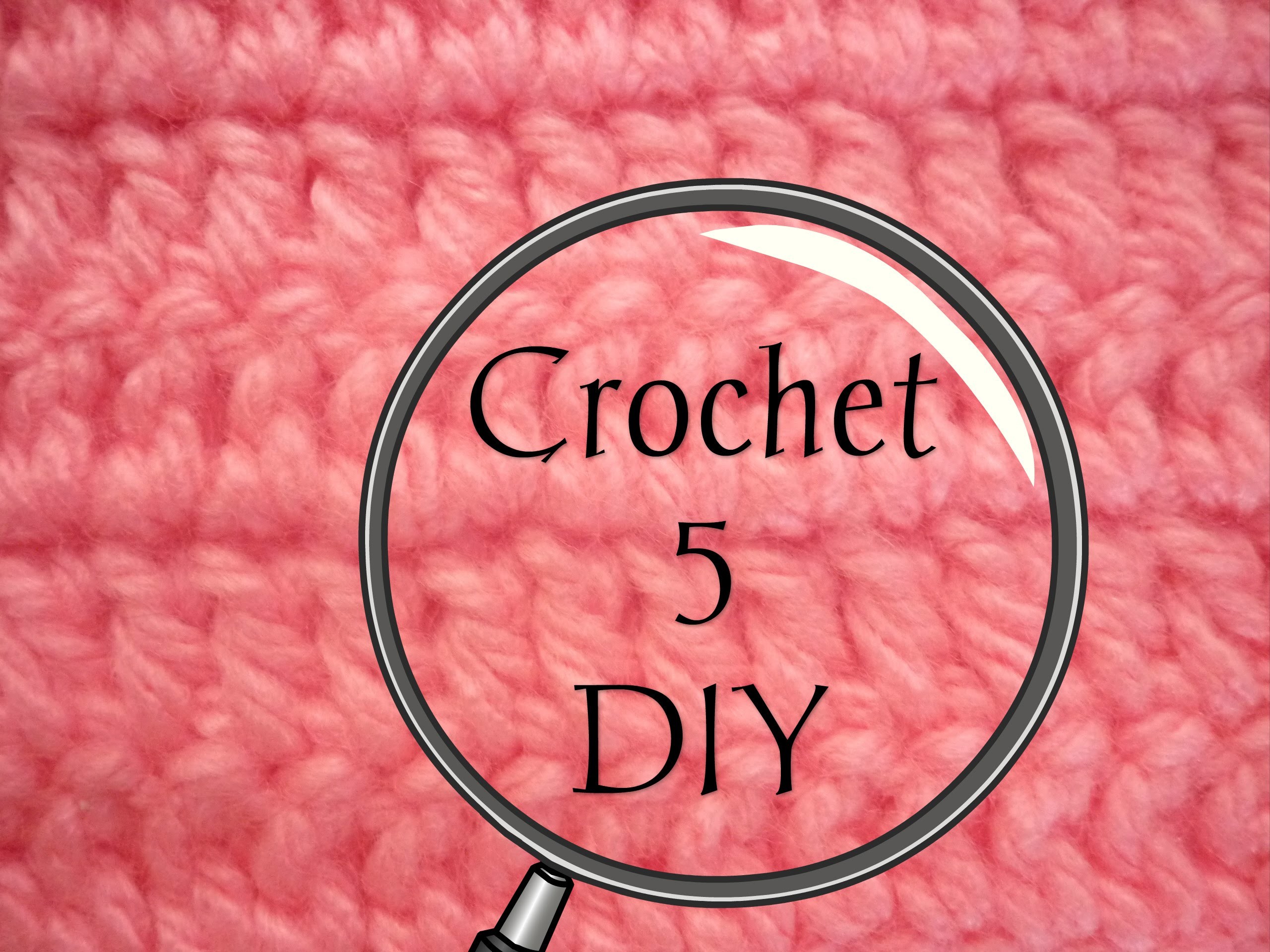 Manualidades: CROCHET 5 (Punto Básico Alto) DIY - CROCHET (Basic Item 5 Alto)