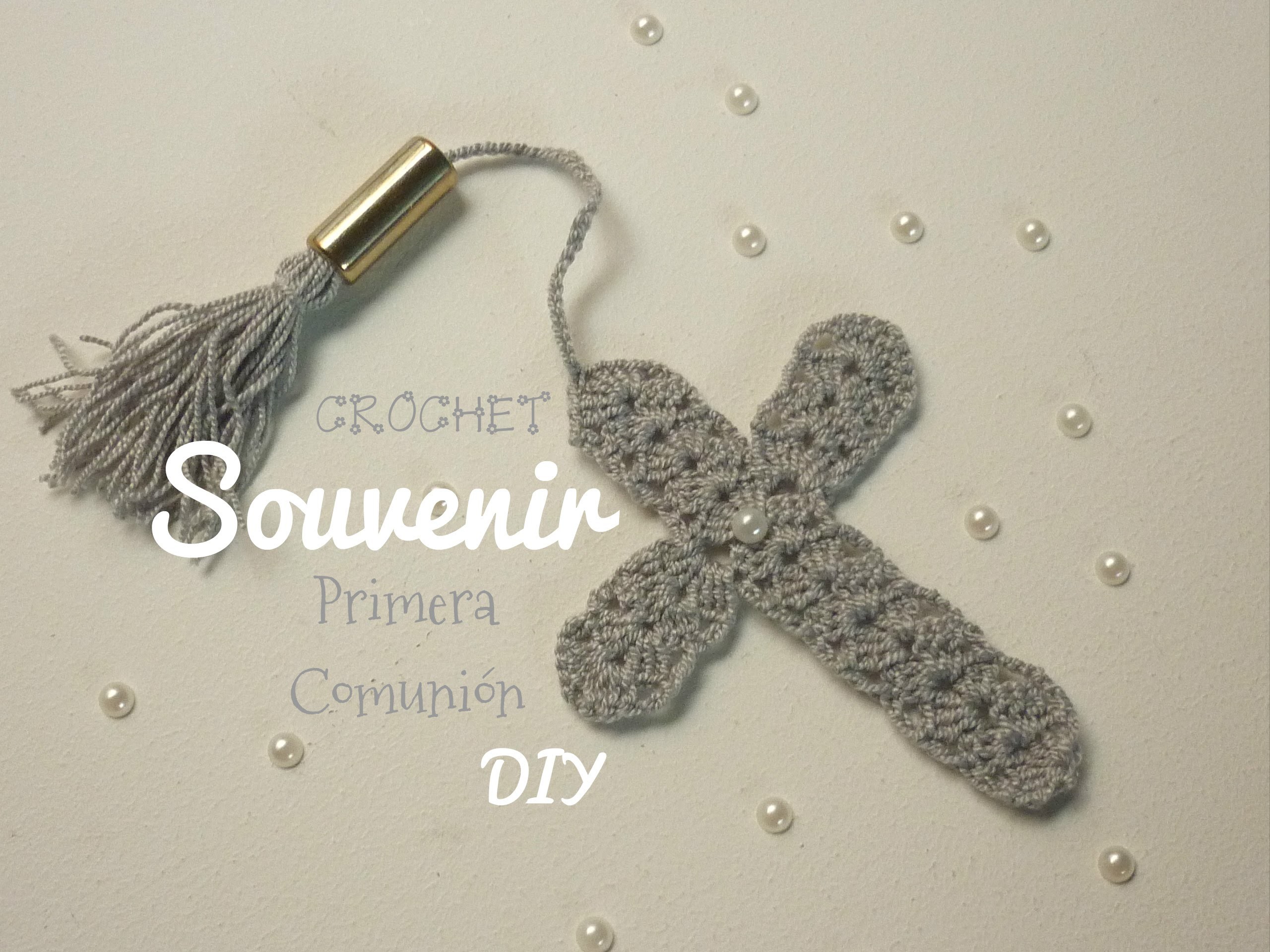 Manualidades: SOUVENIR  de Primera Comunión.Crochet DIY ♥ Sor Amparo Arredondo R.