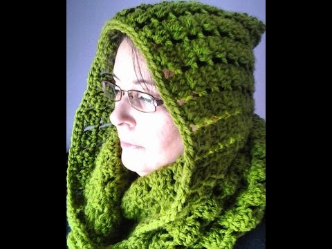 Bufanda infinita con capucha a crochet muy facil  #tutorial #DIY