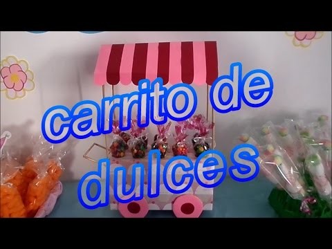 Carrito exhibidor de dulces DIY (MESA DE POSTRES O DULCES 1° PARTE)