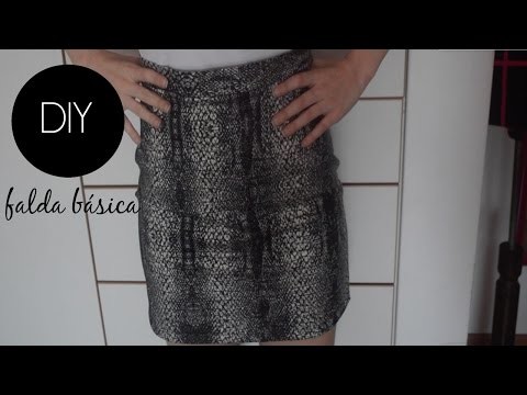 DIY : Como hacer una Falda Básica!  Patrón Gratis