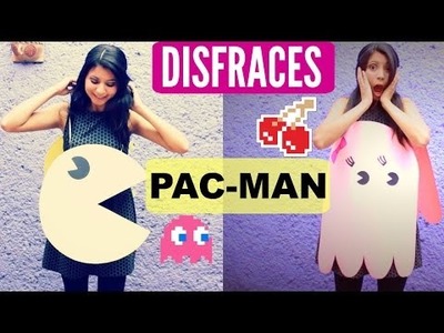 DIY Disfraces Pac Man y fantasmita | Pac Man and Ghost costume