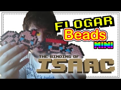 THE BINDING OF ISAAC - DIY- Tutorial Pearl.Hama Beads para Gamers - FloGar o.O