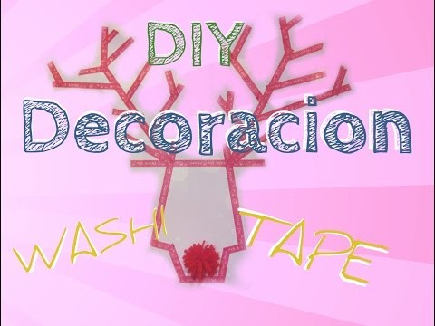 Tutorial DIY Decoracion de Navidad con Washi Tape