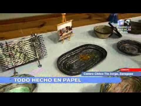 Aragon en Abierto 220212 Expo artesania papel